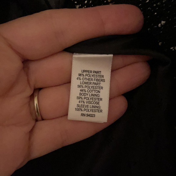 Banana Republic black & white Jacket size S - Picture 8 of 9